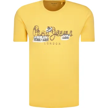 Pánské tričko Pepe Jeans London tričko salomon | Barva:žlutý | Velikost:M