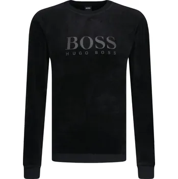 Pánská mikina boss Mikina Velour | Barva:černý | Velikost:S