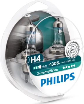 Autožárovka Philips 12342XV+S2 H4 12V 60/55W