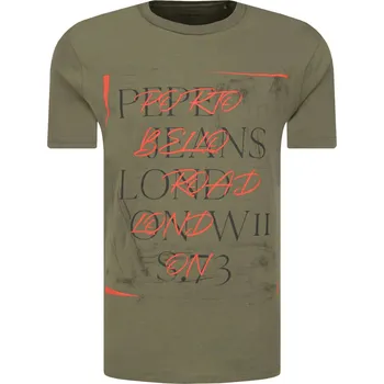 Pánské tričko Pepe Jeans London Tričko BARRET | Barva:zelený | Velikost:XXL