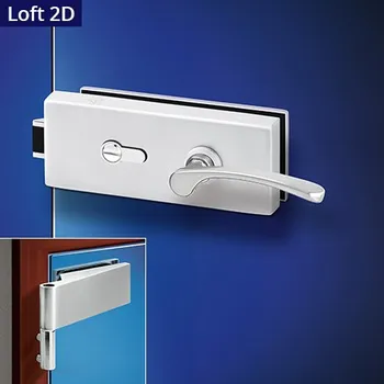 Dveřní kování ACT SERVIS ACT - Jana Loft HR 2D Provedení: PZ (vložkový zámek), Povrch: ONS - nikl matný