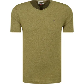 Pánské tričko Tommy Jeans Tričko TJM ESSENTIAL JASPE | Barva:zelený | Velikost:XL