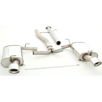 Výfuk pro motocykl 3"(76mm) Duplex Výfuk Mazda 6 MPS - s certifikátem ECE (992205T-X3-X)