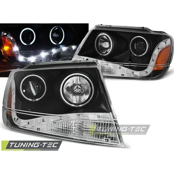 Přední světlomet PŘEDNÍ SVĚTLA CHRYSLER JEEP GRAND CHEROKEE 99-05.05 DAYLIGHT ČERNÁ