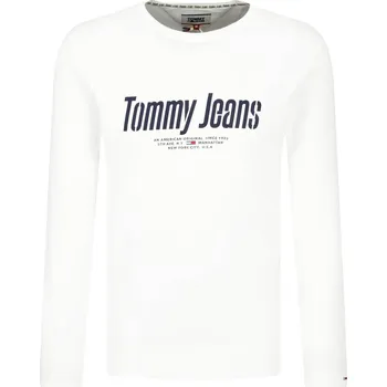 Pánská mikina Tommy Jeans Mikina TJM ESSENTIAL | Barva:bílý | Velikost:L