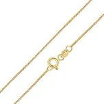 Zlatý řetízek FOX 1 mm varianta 45 cm AWKSPT8L-45 cm