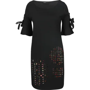 Dámská móda Desigual Šaty alma | Barva:černý | Velikost:S