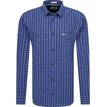 Pánská košile Tommy Jeans Košile TJM GINGHAM | Barva:modrý | Velikost:M