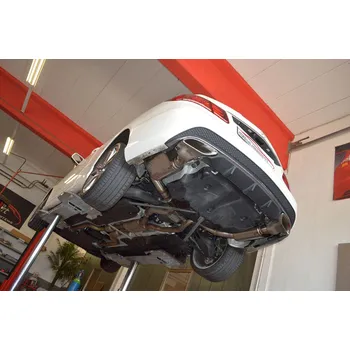 Tlumič výfuku 2x76mm sportovní tlumič výfuku- Duplex Mercedes A/C207 E-Klasse - s certifikátem ECE (971617TD-X3)