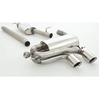 76mm Výfukový systém- Duplex s ovládáním klapek VW Golf VI R AWD - s certifikátem ECE (991446KR-X3-X)