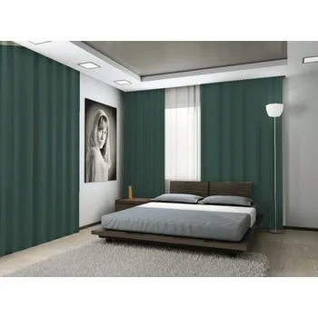 Dekorační látka Blackout tm. zelená - 280 cm bez obšití 280