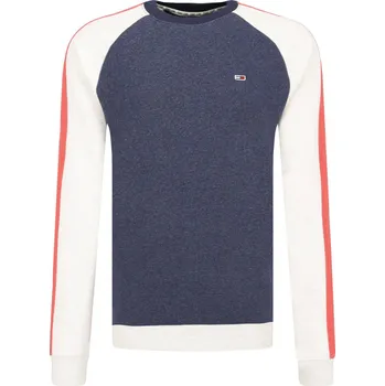 Pánská mikina Tommy Jeans Mikina TJM CONTRAST | Barva:tmavě modrá | Velikost:M