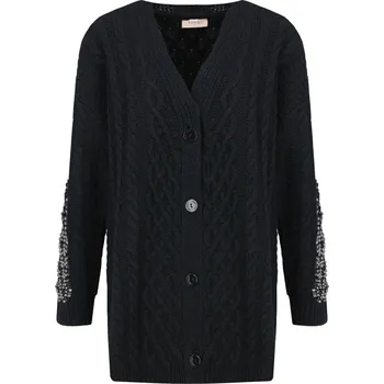 Dámský svetr Twin-Set Kardigan | Barva:černý | Velikost:M