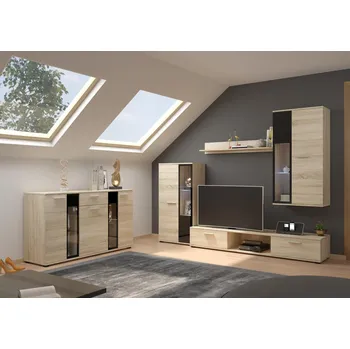 Obývací stěna Obývací stěna + komoda SALSA sonoma