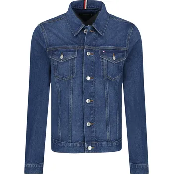Pánská větrovka Tommy Hilfiger Džínová bunda | Barva:tmavě modrá | Velikost:M