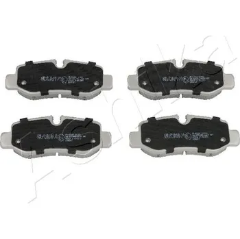 Brzdová destička Sada brzdových destiček, kotoučová brzda ASHIKA 51-00-0528