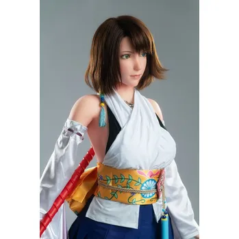 Silikonová panna Game Lady Doll 167cm Big Breast D-cup - face č.06