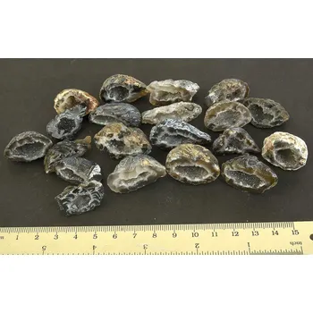 Přírodní kámen Balení achát mini geody z Brazílie 20ks (166g)