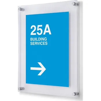 Plexi tabule A4 s ozdobnými šrouby FS25