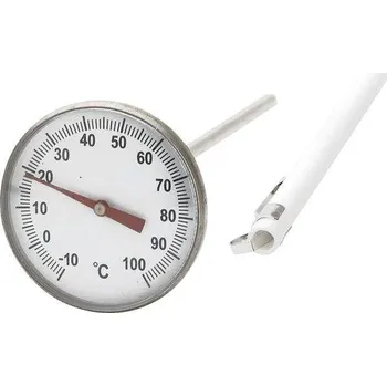 Kuchyňský teploměr Teploměr do udírny 14 cm bílý