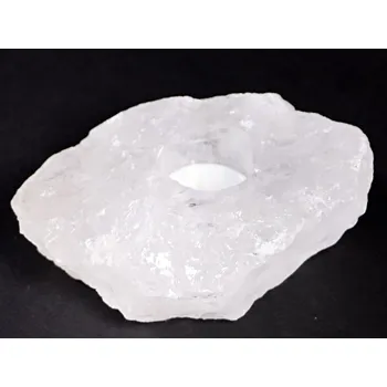 Svícen Magieprirody.cz Křišťál svícen 1.090 kg - svícen na svíčku přírodní #145