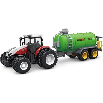 RC model auta Cisterna s vodním dělem za RC Traktor 1/24