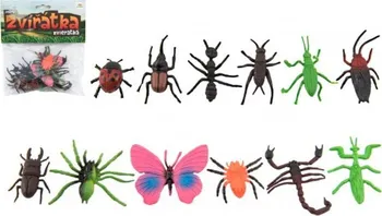 Figurka Teddies Zvířátka hmyz mini 12 ks