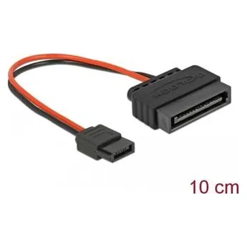 Kabel do PC Delock Napájecí kabel SATA 15 pin samec > napájecí Slim SATA 6 pin samice 10 cm