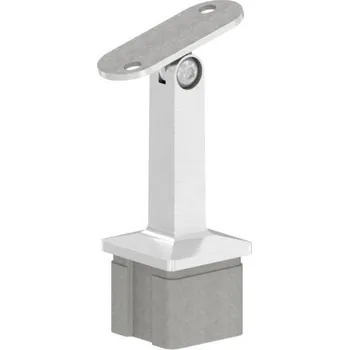 Zábradlí Feldmann Nerezový držák madla zábradlí s plochou podstavou 51221-240 brus, na hranol pr.40x40 mm, flexi