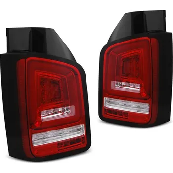 Zadní světlomet TUNING-TEC Zadní světla VW T5 10-15 zad.výklopné dveře - červená/bílá FULL LED SEQ INDICATOR