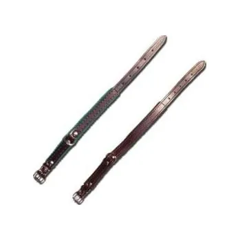 Obojek pro psa Zubíček - výroba loveckých potřeb Kožený obojek - podšitý - Velikost 35