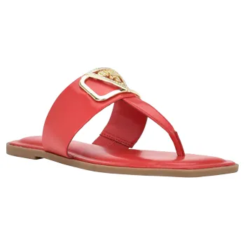 Dámské žabky GUESS dámské pantofle, nazouváky, žabky Rosty červené 37,5