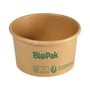 Jednorázové nádobí Miska Ronda hnědá 190 ml, 25 ks v balení 100030982