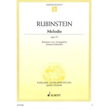 Melodie in F, op. 3/1 pro violoncello (housle) a klavr 1240003