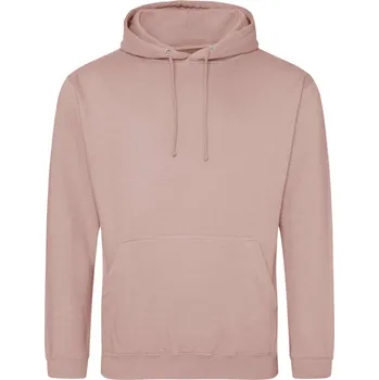 Pánská mikina Just Hoods Mikina s kapucí unisex Just Hoods Starorůžová XS