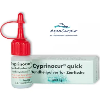 Zahradní jezírko Cyprinocur Quick Puder | zásyp na hojení ran okrasných ryb a Koi