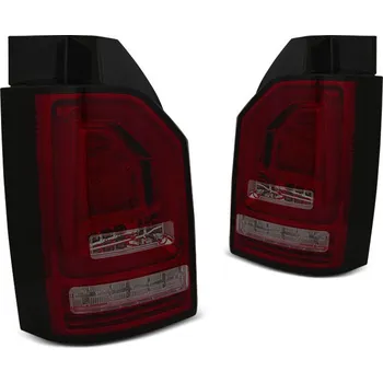 Zadní světlomet TUNING-TEC Zadní světla VW T6 2015+ zad.výklopné dveře - červené/kouřové LED BAR