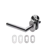 KOVIAN, s.r.o. Klika (L) + koule (pevná), ohnutá, broušená nerez AISI304