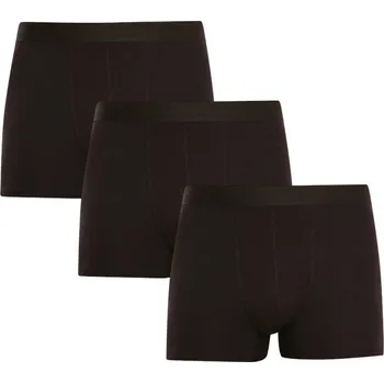 Boxerky 3PACK pánské boxerky Nedeto černé (3NDTB001) S Možnost vrácení zboží ZDARMA do 120 dnů!