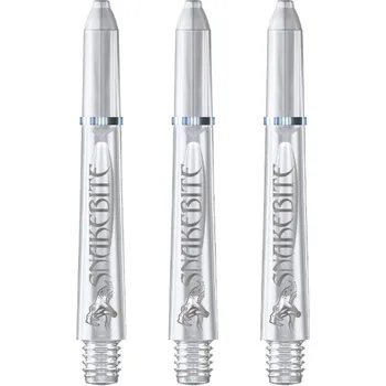 Příslušenství pro šipky Red Dragon Násadky Signature Series - Peter Wright Snakebite - short - clear