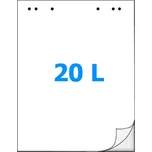 Flipchartový blok Spoko, čistý, 20 listů