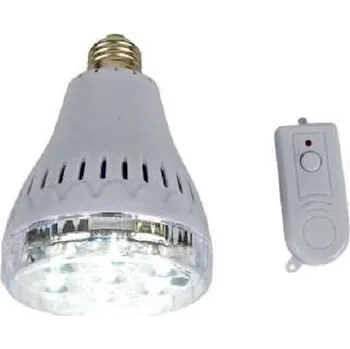 Svítilna Light S-007 LED svítilna E27 3,5W dálkový ovladač (Žarovka s akumulátorem na DO )