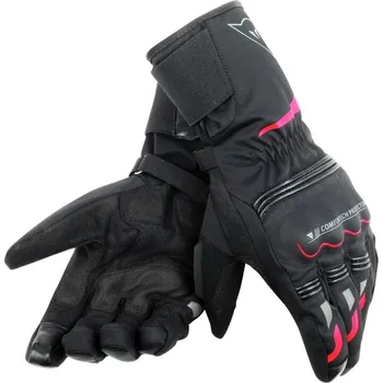 Moto rukavice Dainese Dainese TEMPEST UNISEX D-DRY LONG rukavice černé/červené vel.XS XS