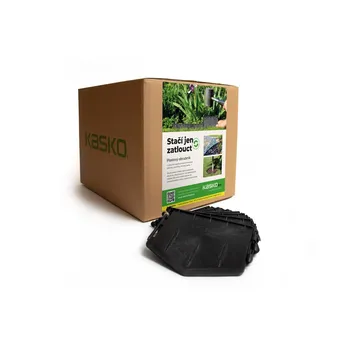 Zahradní obrubník Recenze KASKO Jen Zatlouct 153 x 131 x 10 mm černý