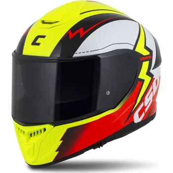 Helma na motorku Integrální helma Integral GT 2.1 Flash, CASSIDA (fluo žlutá, fluo červená, černá, bílá), vel. XS