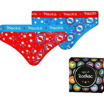 Kalhotky Dámské kalhotky Frogies Zodiac Ryby 2P Dárkové balení Frogies Other 1762647
