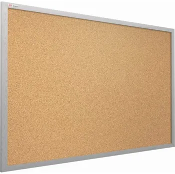 Allboards korková nástěnka 120x90cm-šedý rám,TK129GREY
