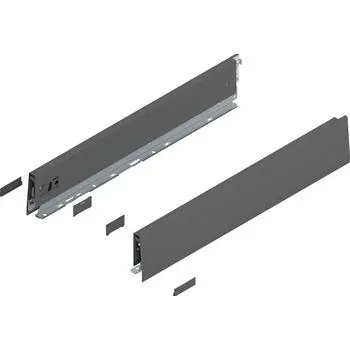 Nábytkové kování BLUM MERIVOBOX sada výška N, BLUMOTION S, 40kg, délka 550, orion šedá