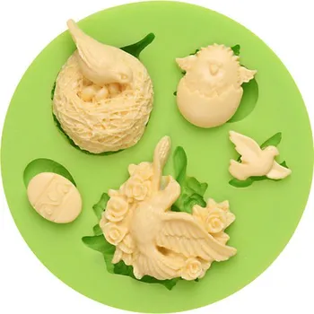 Silikonová formička ptačí tématika