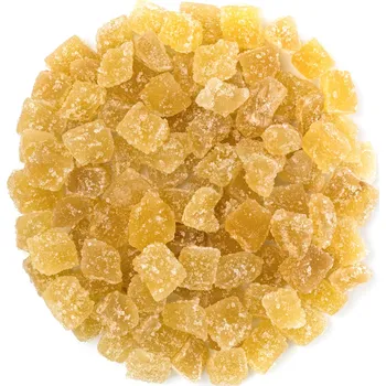 Sušené ovoce NUTSMAN Zázvor kousky 12-20mm proslazené Množství: 500 g